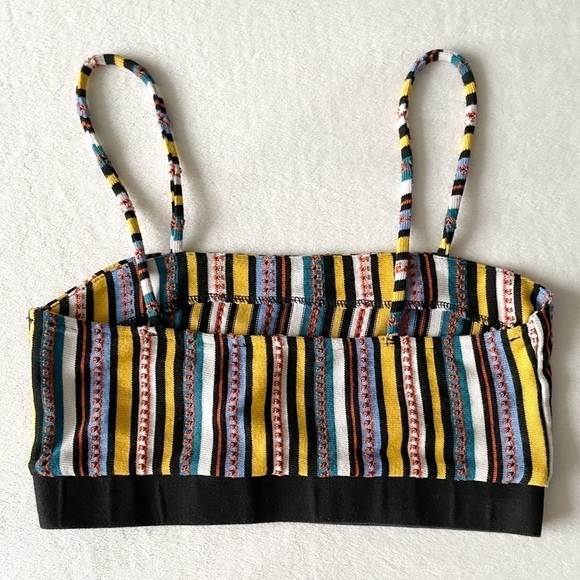 ZARA Striped Knit Crop Tank - Picture 6 of 10